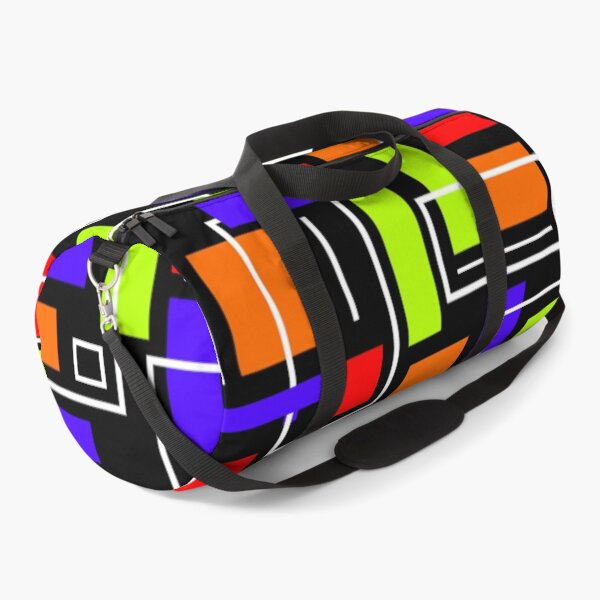Scattered Squares Duffle Bag