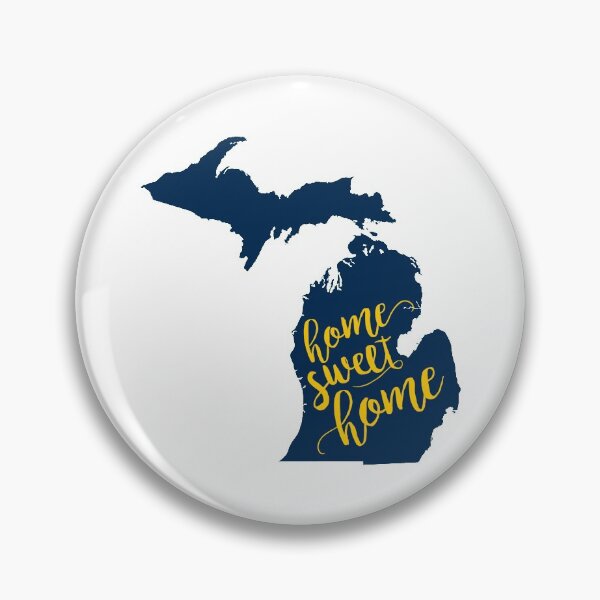 Item preview, Michigan: Home Sweet Home Maize & Blue Edition designed and sold by ope-store.