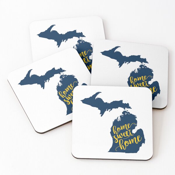 Item preview, Michigan: Home Sweet Home Maize & Blue Edition designed and sold by ope-store.