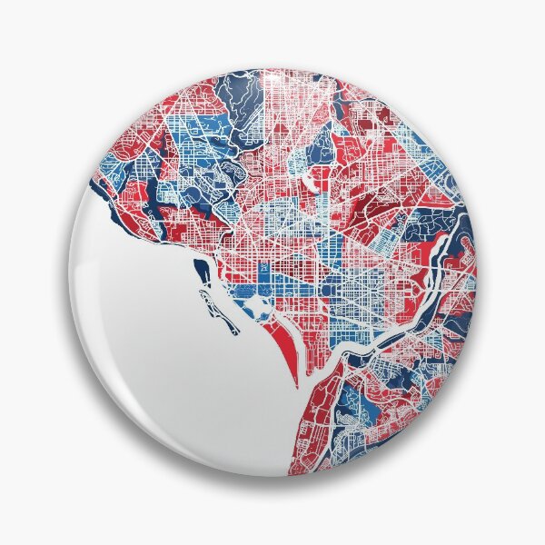 Item preview, Washington DC Neighborhood Map designed and sold by polliadesign.