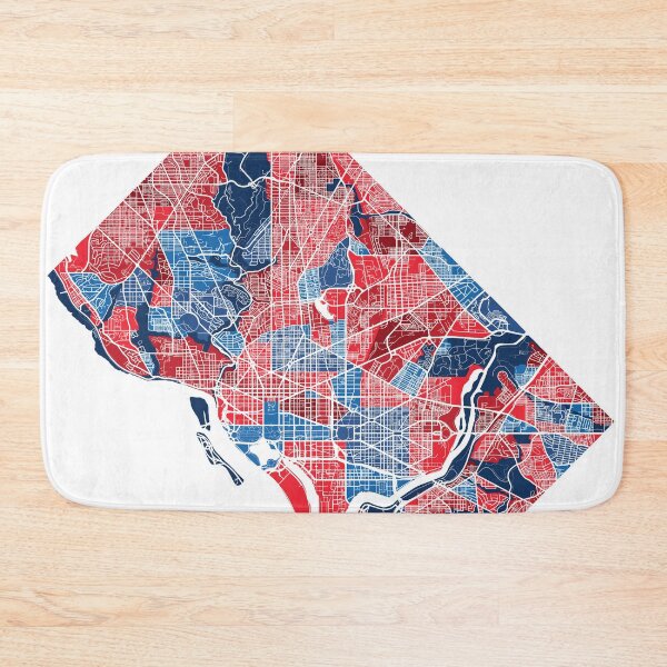 Item preview, Washington DC Neighborhood Map designed and sold by polliadesign.