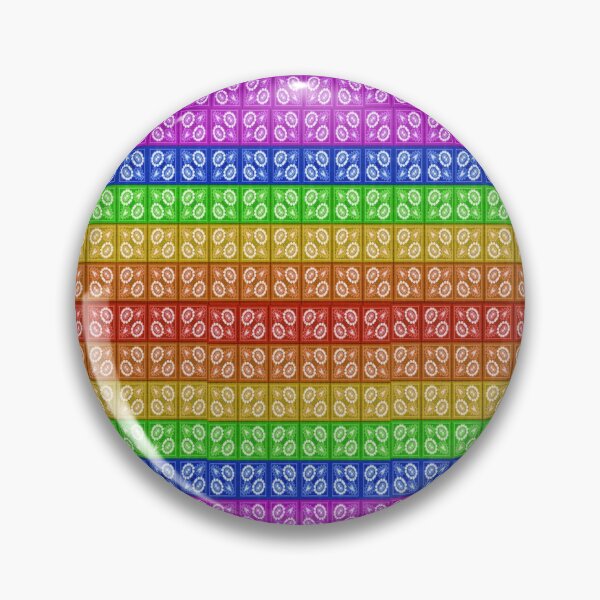 Item preview, Rainbow Colored Tiled Textured Pattern designed and sold by TheMagicKrew.
