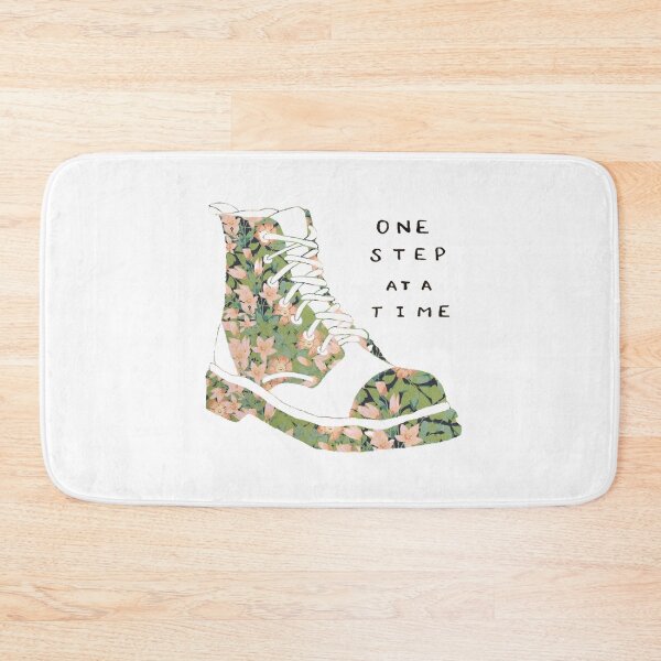 Item preview, One Step At A Time Shoe Inspirational Quote  designed and sold by faithful-ink.
