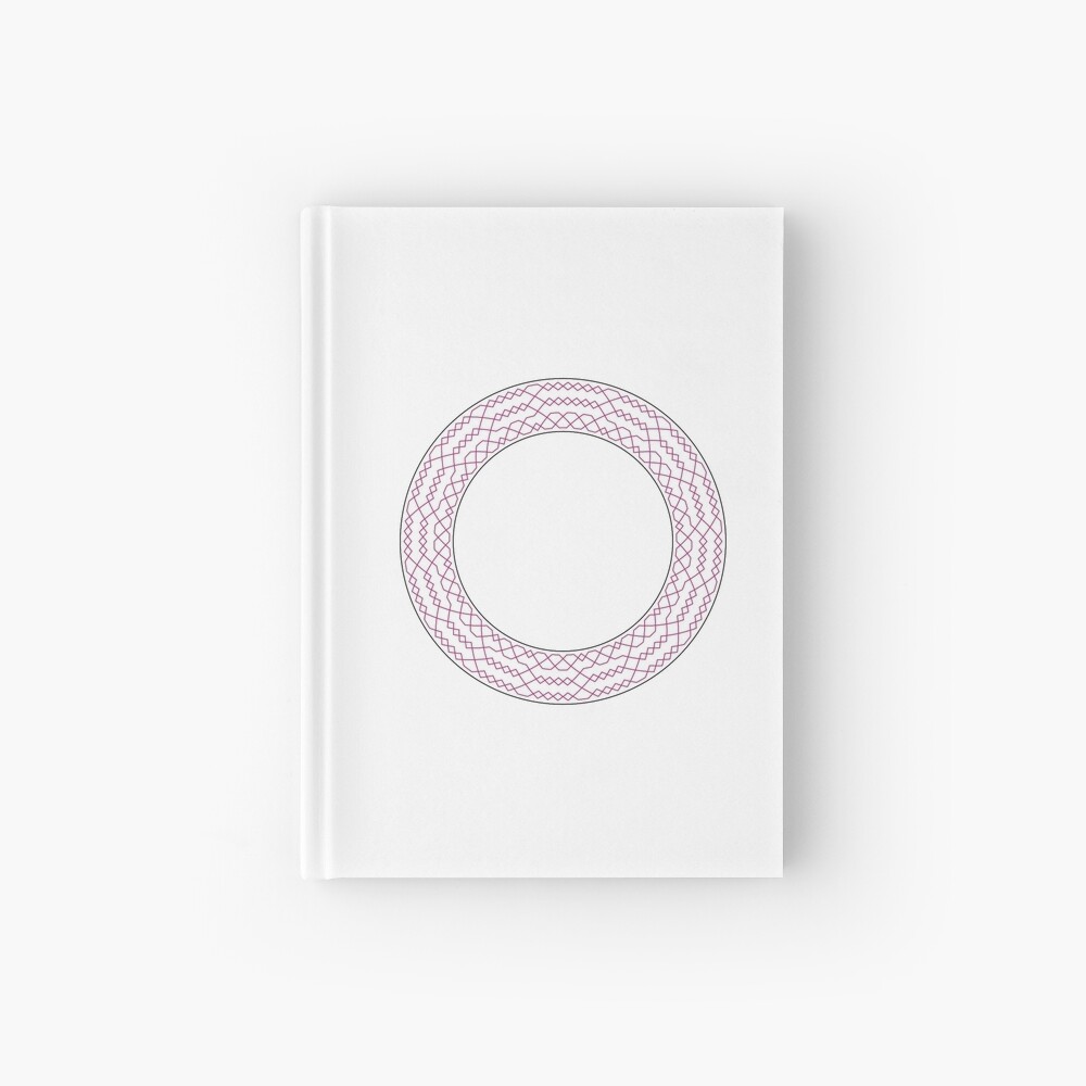 Stedman Triples Method Wreath — Notebook (Red) Hardcover Journal