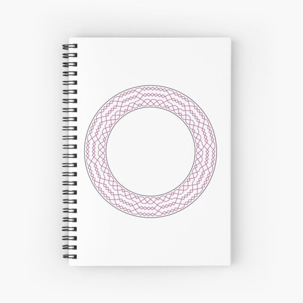 Stedman Triples Method Wreath — Notebook (Red) Spiral Notebook
