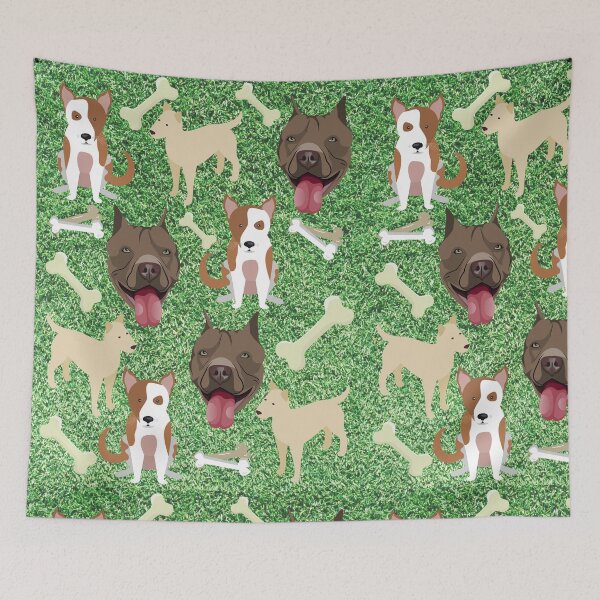 Item preview, Pitbulls Bones And Grass designed and sold by Mamalia.