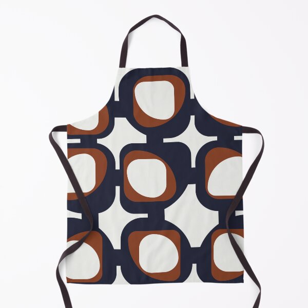 Item preview, Navy and Rust Nine Times Three (I) designed and sold by BlertaDK.