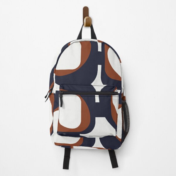 Item preview, Navy and Rust Nine Times Three (I) designed and sold by BlertaDK.