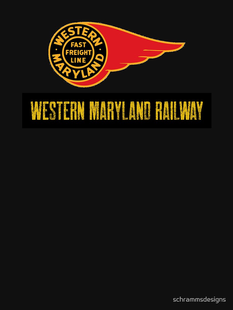 Western Maryland Railway T Shirt For Sale By Schrammsdesigns