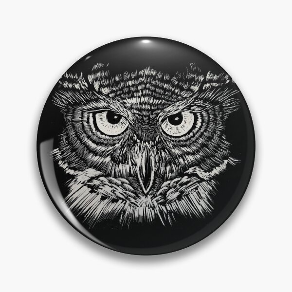 Item preview, Black and White Owl  designed and sold by pamelarmarino.
