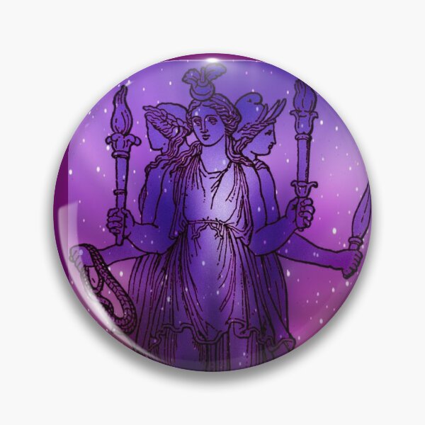 Artikelvorschau, Griechische Göttin Hekate - Blauer Kosmos entworfen und verkauft von Enlighted.