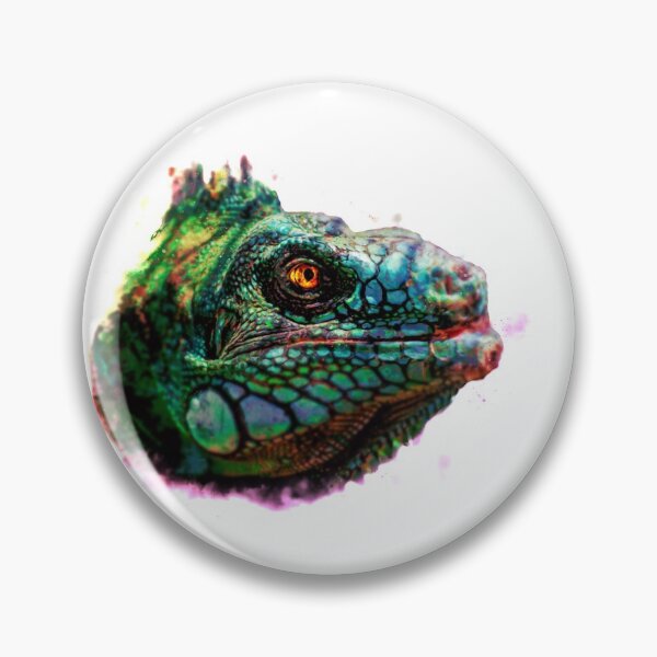 Item preview, Head of a dangerous lizard in magic fog designed and sold by Leonard-Solton.