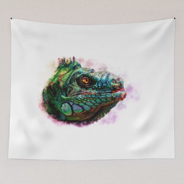 Item preview, Head of a dangerous lizard in magic fog designed and sold by Leonard-Solton.