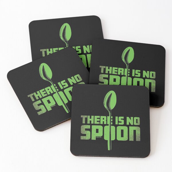 Item preview, "There Is No Spoon" Matrix Fan Art designed and sold by John the Craftsman.