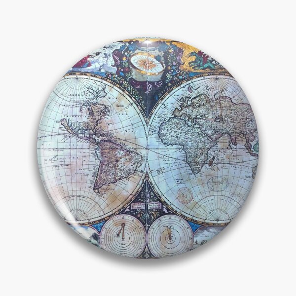 Item preview, vintage world map designed and sold by dreamtravel.
