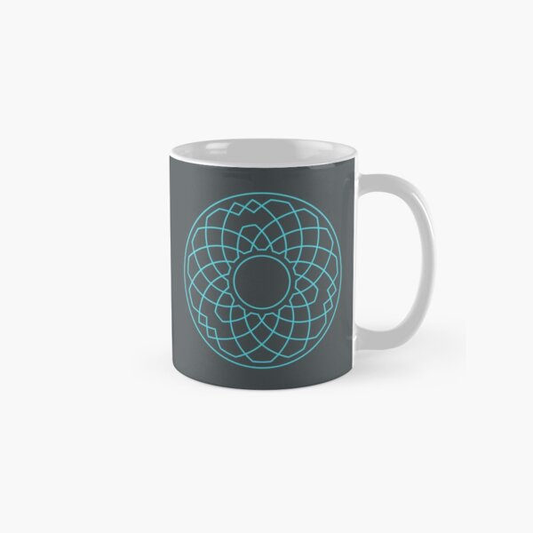 Grandsire Doubles Method Wreath — Mug (Blue) Classic Mug