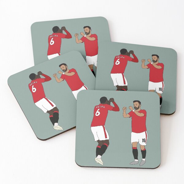 Item preview, Manchester United Pogba Bruno link up illustration  designed and sold by thebcarts.
