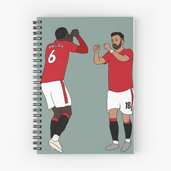 Item preview, Manchester United Pogba Bruno link up illustration  designed and sold by thebcarts.