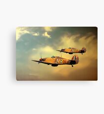 6 Squadron Hurricanes Canvas Print