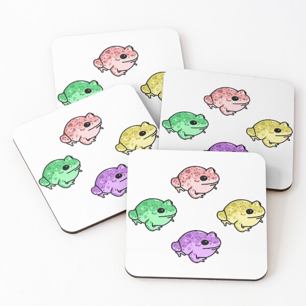 Item preview, Pastel Speckled Frog Sticker Pack designed and sold by melouker.