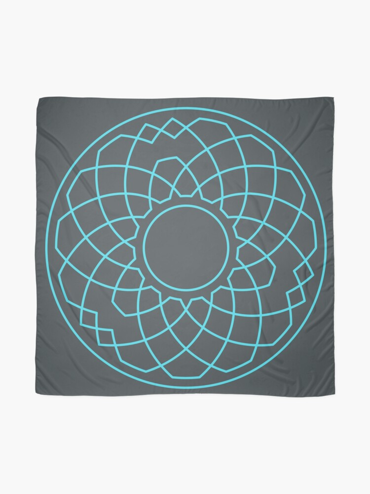 Alternate view of Grandsire Doubles Method Wreath — Scarf (Blue) Scarf