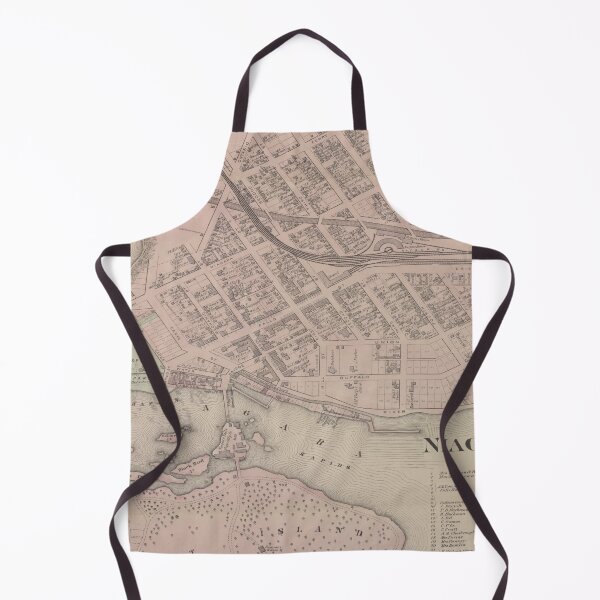 Item preview, Vintage Map of Niagara Falls NY (1875) designed and sold by BravuraMedia.