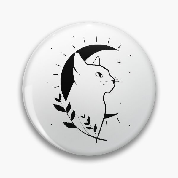 Artikelvorschau, Crecent Moon Black Cat entworfen und verkauft von Jess Less.