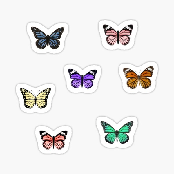 butterflies pack Sticker