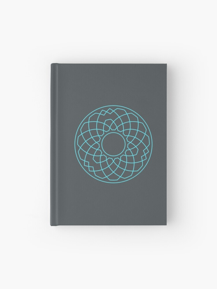 Thumbnail 1 of 3, Journal, Grandsire Doubles Method Wreath — Notebook (Blue) designed and sold by RingingRoom.