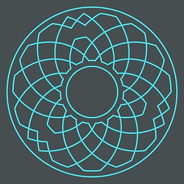 Artwork thumbnail, Grandsire Doubles Method Wreath — Notebook (Blue) by RingingRoom