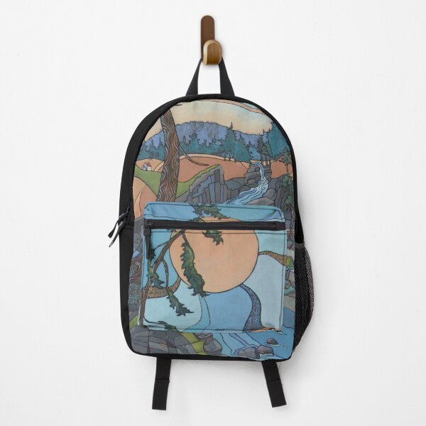Item preview, Art Nouveau/ Folk Fusion Summer at the River designed and sold by CMawleart.