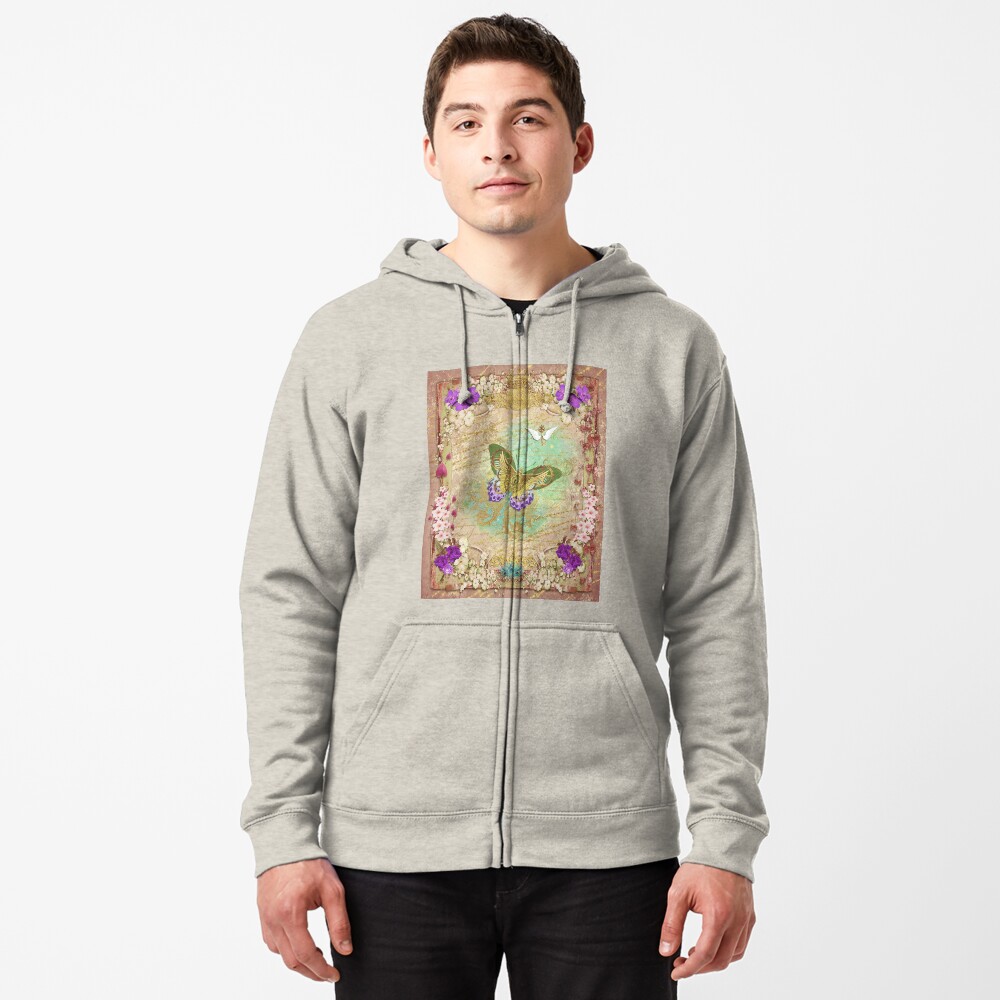 Item preview, Zipped Hoodie designed and sold by PurplePeacock.
