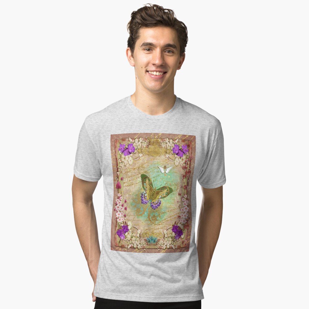 Item preview, Tri-blend T-Shirt designed and sold by PurplePeacock.