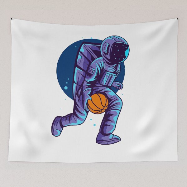 Item preview, Astronaut Basketball Dribbling in Space designed and sold by Crazy Trendy Designs.