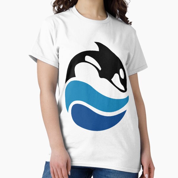 Vista previa del artículo con la obra «Logotipo de SeaWorld vintage», diseñado y vendido por Orlando Orca.