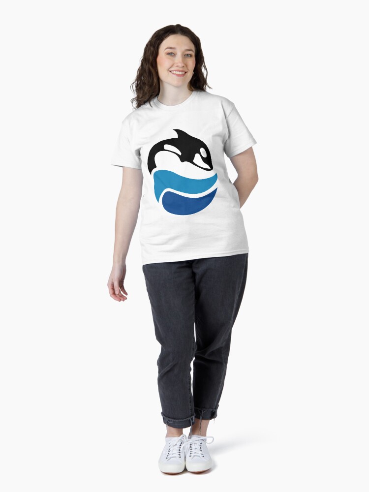 Thumbnail 4 von 7, Classic T-Shirt, Vintage SeaWorld Logo designt und verkauft von orcakaiju.