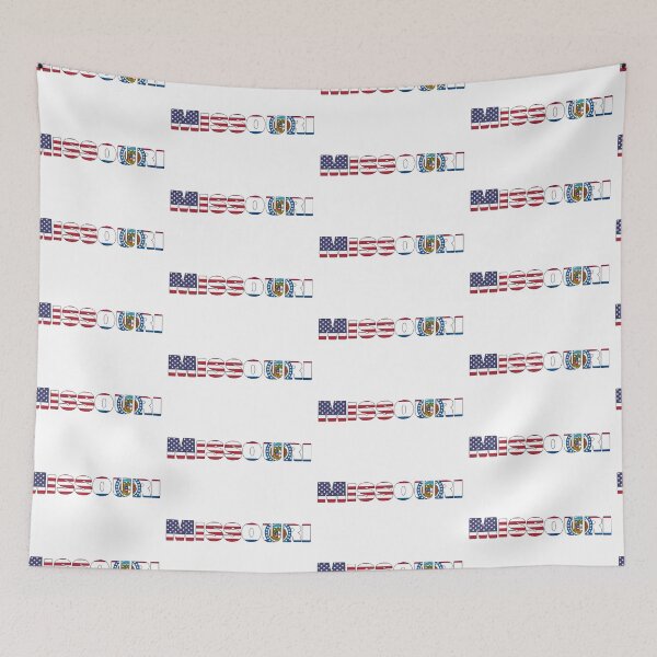 Item preview, Missouri State Flag/ American Flag designed and sold by ElevenGraphics.