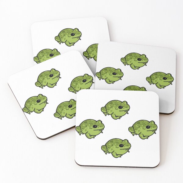Item preview, Green Speckled Frog Sticker Pack designed and sold by melouker.