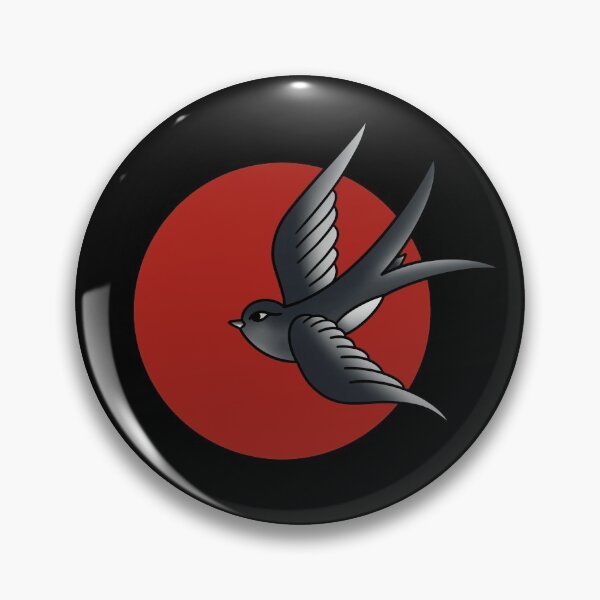 Item preview, Traditional Swallow Tattoo designed and sold by hugoncalves.