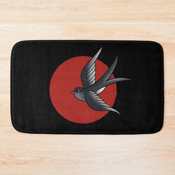 Item preview, Traditional Swallow Tattoo designed and sold by hugoncalves.