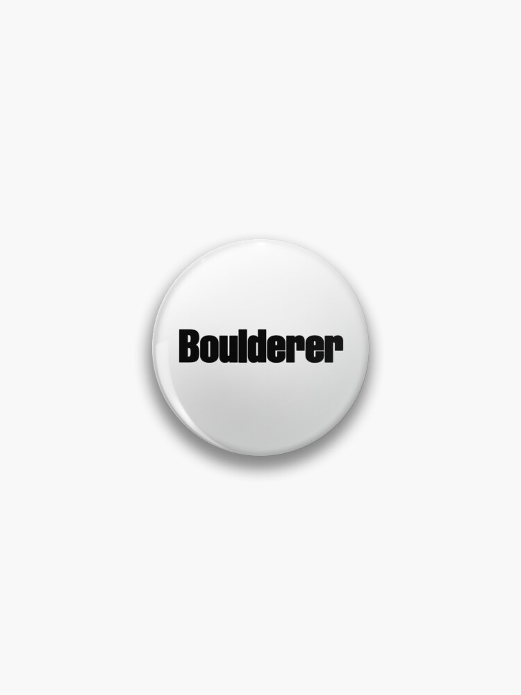 Thumbnail 1 of 3, Pin, Boulderer Sticker designed and sold by leapinggrace.