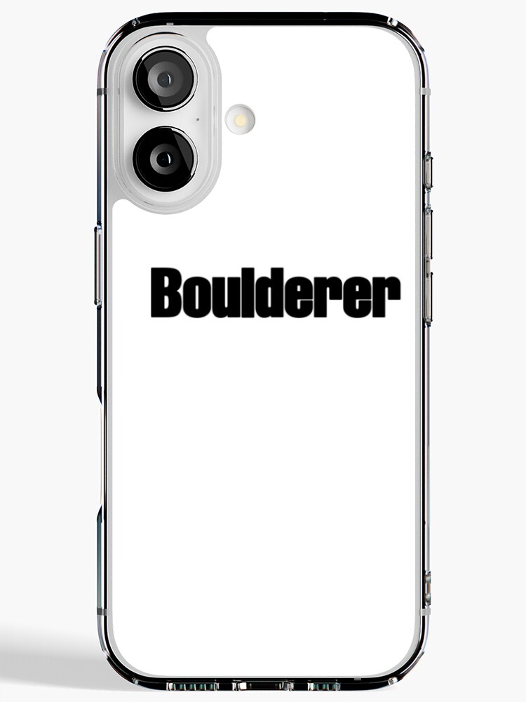 Thumbnail 1 of 5, iPhone Case, Boulderer Sticker designed and sold by leapinggrace.