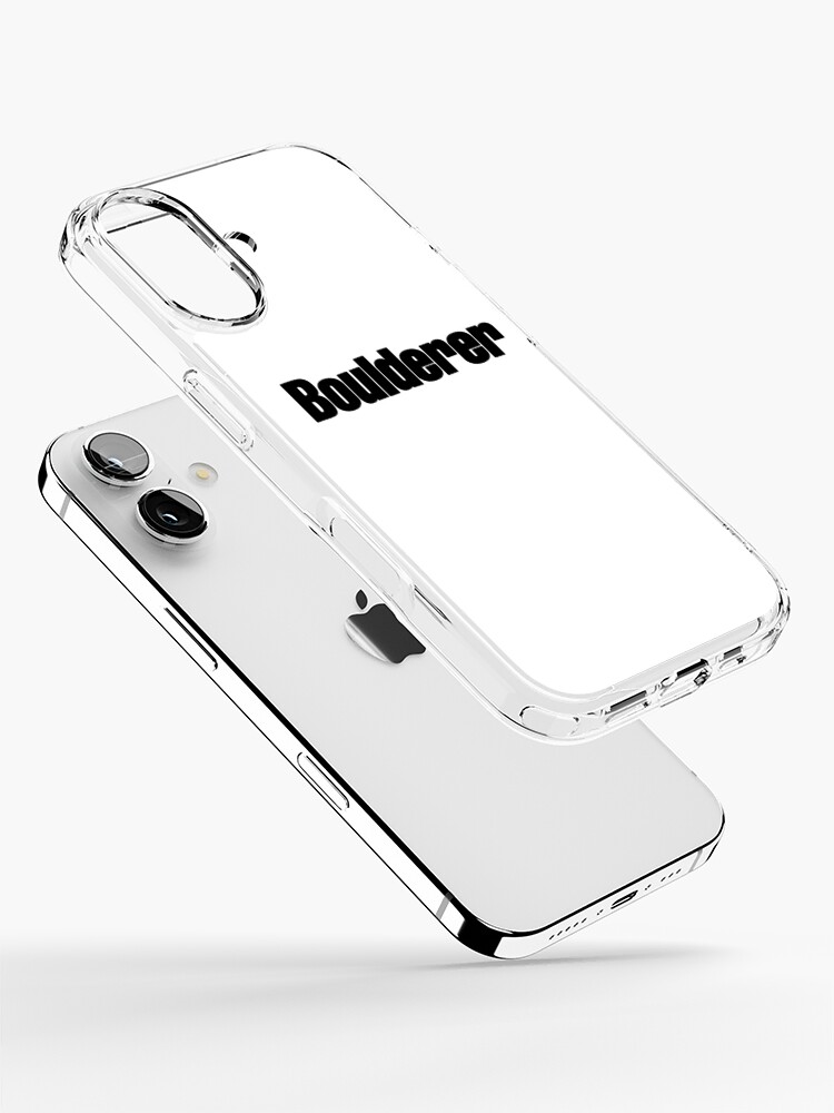 Thumbnail 2 of 5, iPhone Case, Boulderer Sticker designed and sold by leapinggrace.