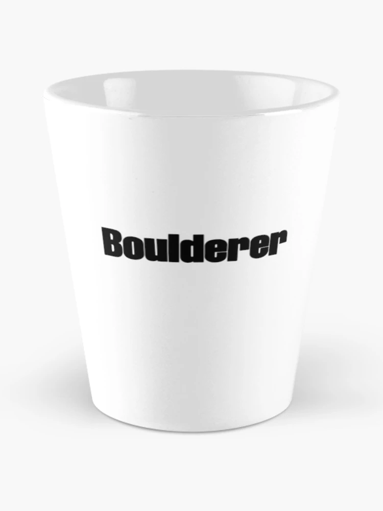 Thumbnail 2 of 4, Coffee Mug, Boulderer Sticker designed and sold by Madeline Hollar.