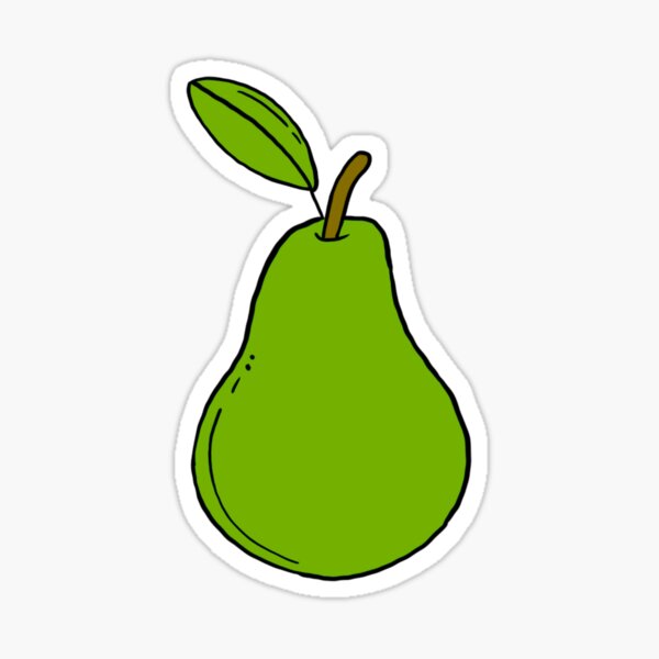 Pear Sticker Sticker For Sale By Robinverheul Redbubble 