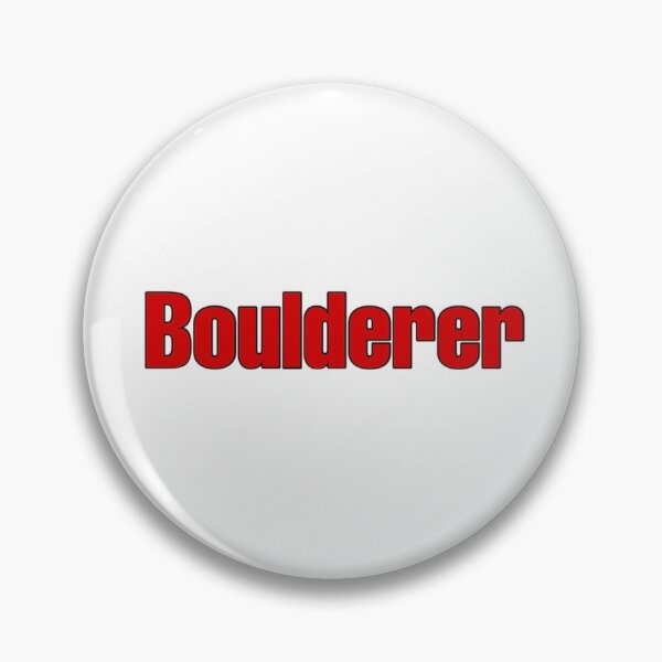 Item preview, Red Boulderer Sticker designed and sold by Madeline Hollar.
