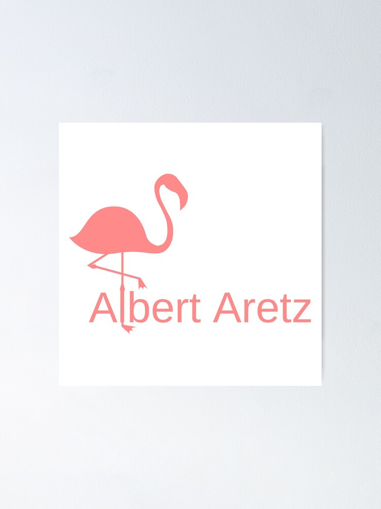 Albert Aretz Flamingo Youtube Poster By Byitnow Redbubble - roblox yt flamingo real name