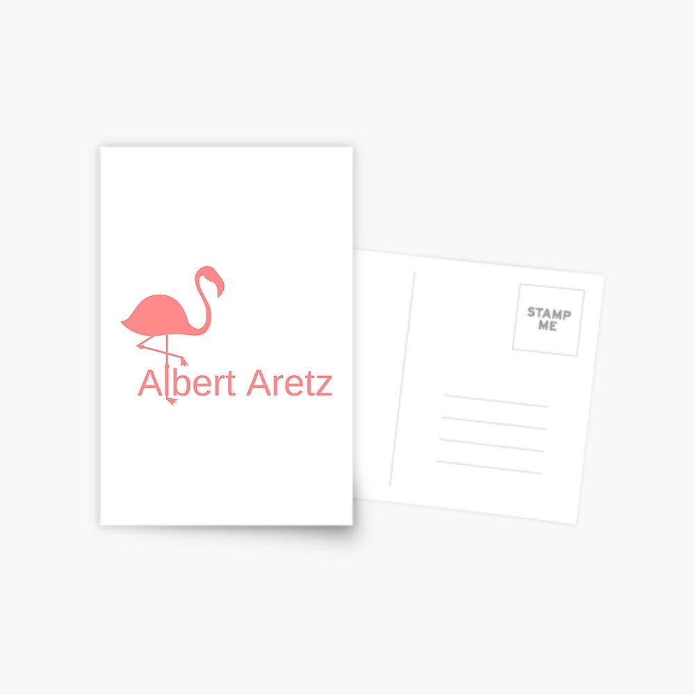 Albert Aretz Flamingo Youtube Greeting Card By Byitnow Redbubble - flamingo youtube roblox real name