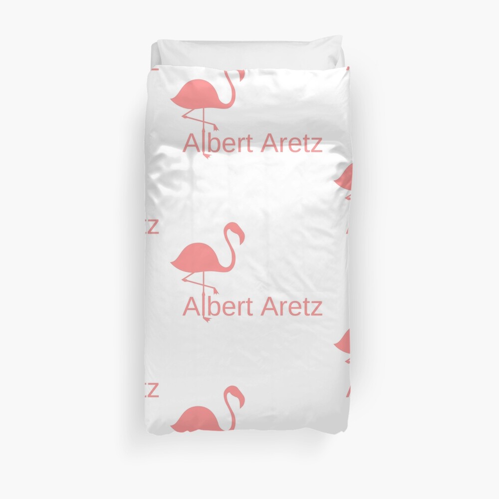 Albert Aretz Flamingo Youtube Duvet Cover By Byitnow Redbubble - flamingo roblox net worth