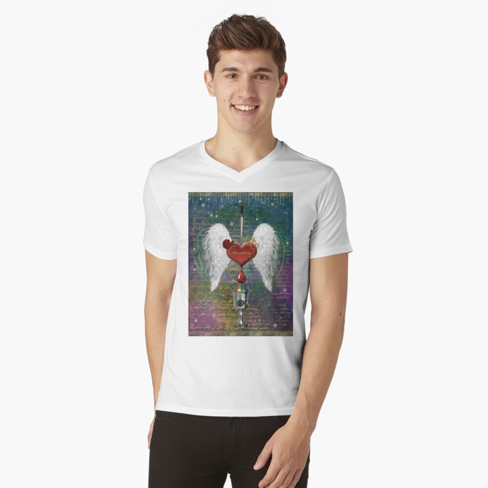 Item preview, V-Neck T-Shirt designed and sold by PurplePeacock.
